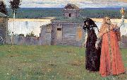 Nesterov, Mikhail In Small and Secluded Convents china oil painting artist